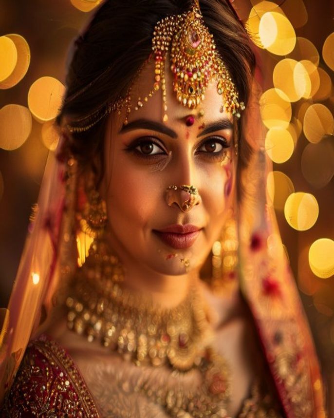 Royal Bengali Bride AI Edit