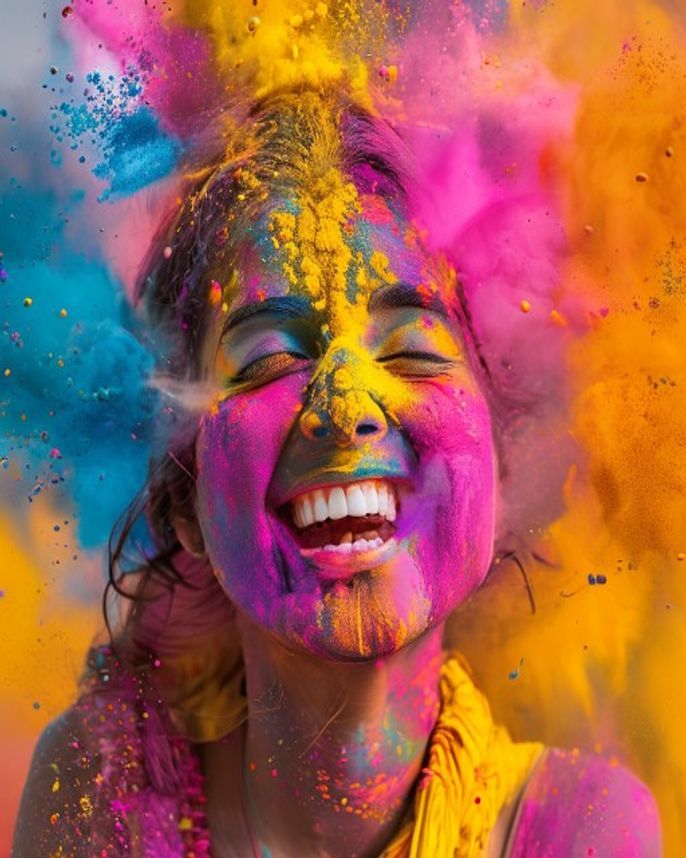 Holi Color Splash Edit